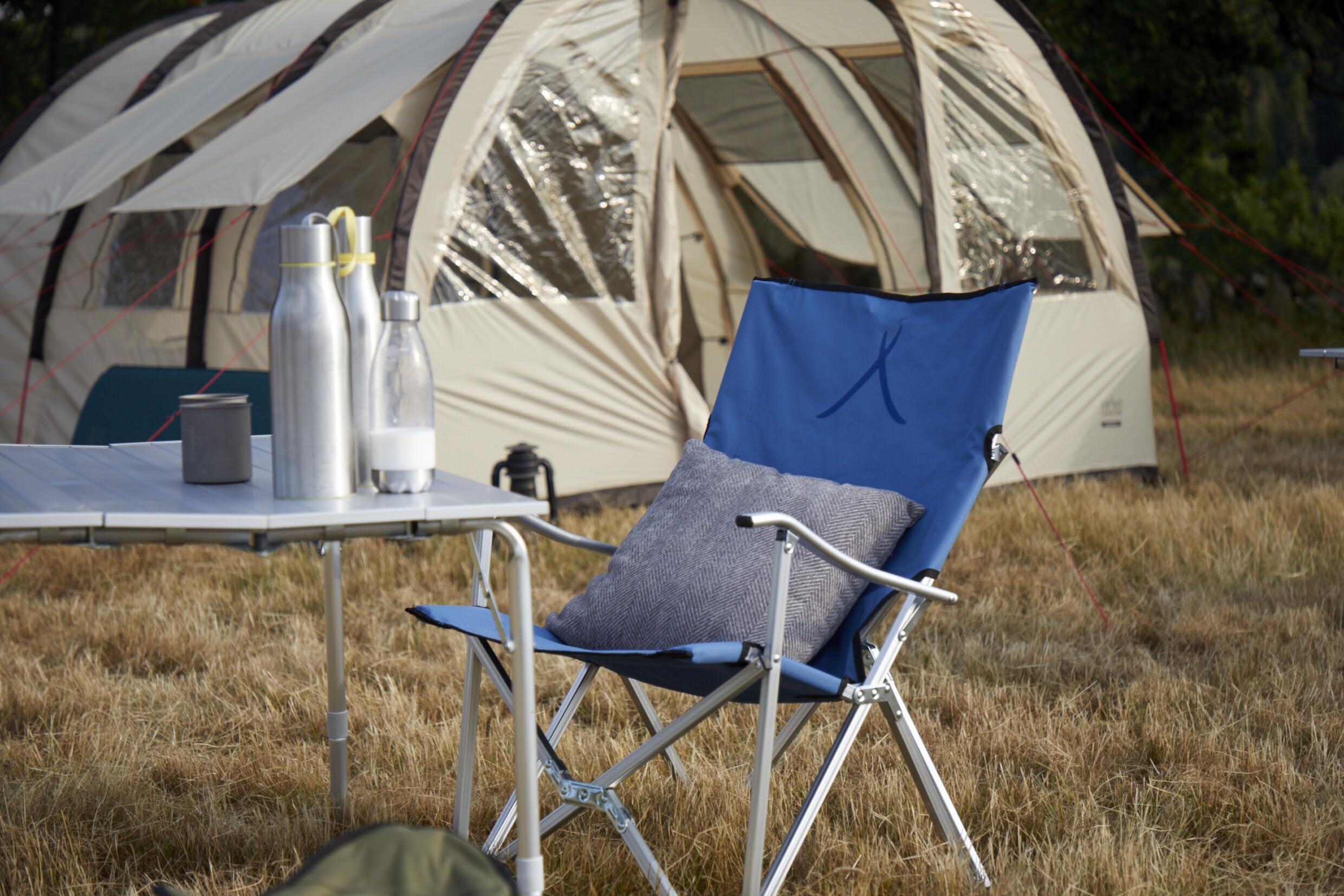 GRAND CANYON Campingstuhl EL Tovar Klappstuhl – Leichter Campingstuhl mit hohem Sitzkomfort, faltbar inkl. Tragetasche für Camping, Caravan und 