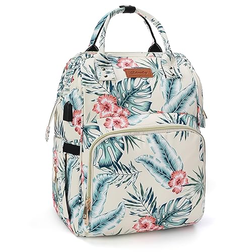 HALOVIE Mochila para pañales, mochila de viaje multifunción de gran capacidad para mamás, bolsas impermeables para cambiar pañales de maternidad,