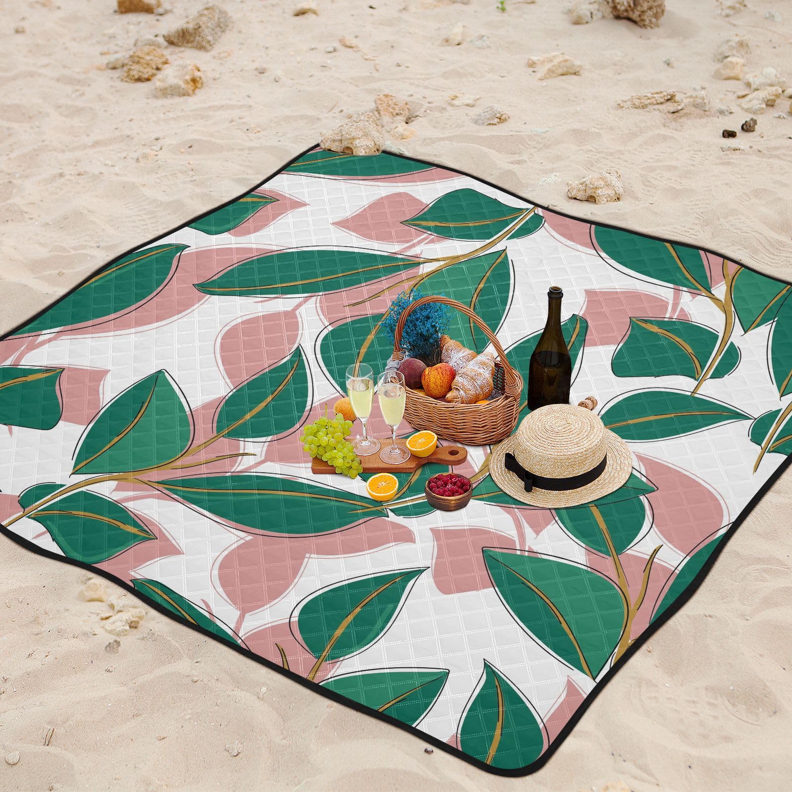 Voyager Picknickdecke Extra Groß – 200 X 200 Cm, Wasserdicht & Sanddicht – Für 6-8 Personen, Faltbar