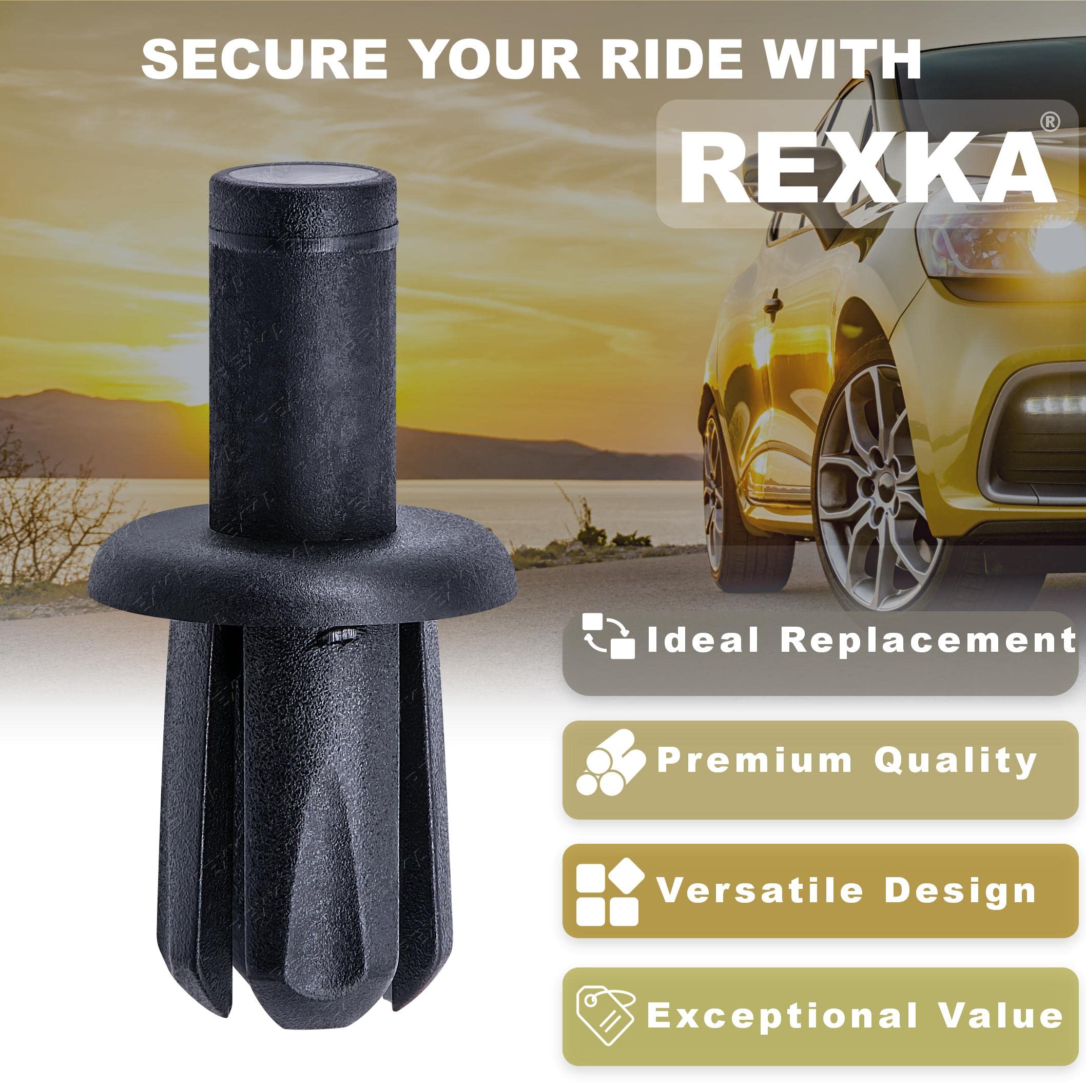 Amazon | Rexka ピラー、ロッカー、フロアモールディングプッシュ式