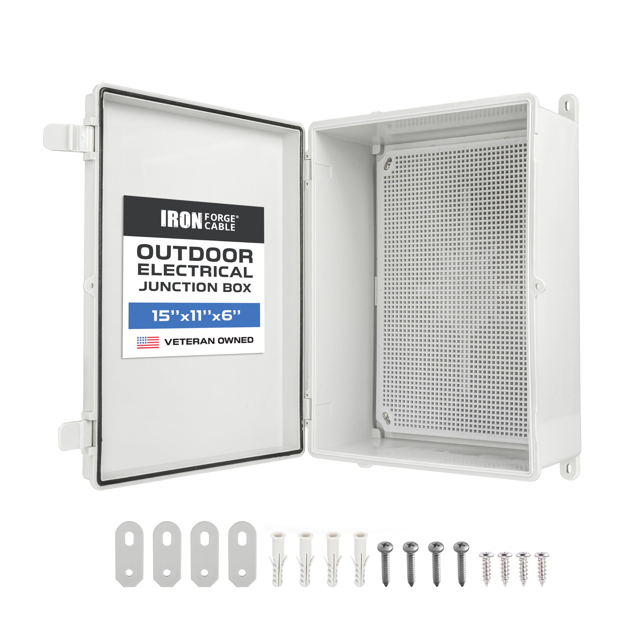 Iron Forge Outdoor Junction Box - Waterproof -8 Iron Forge Outdoor Junction Box - Waterproof -8