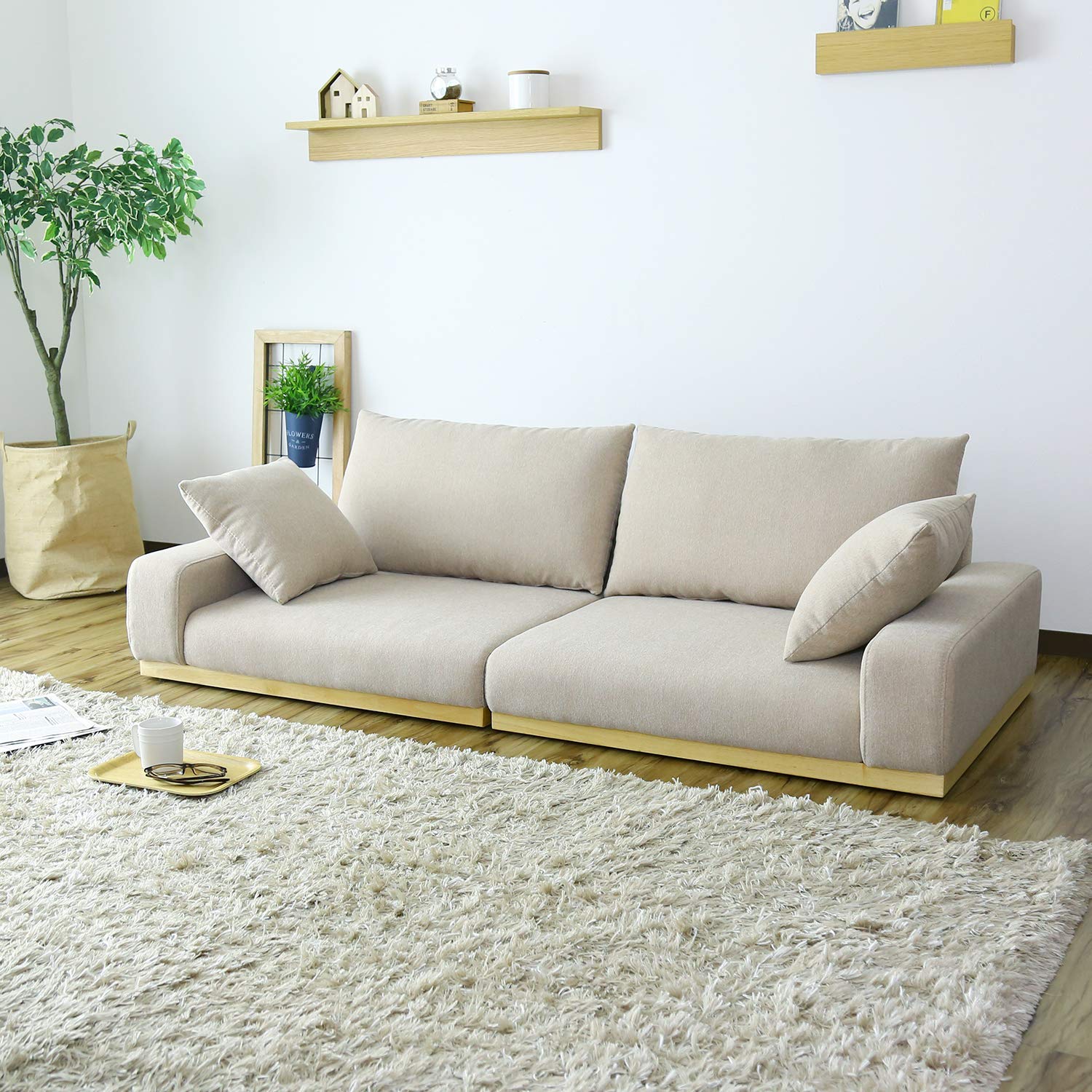 一生紀（ISSEIKI） ソファ クッション ファブリック 北欧 2人掛け おしゃれ グレー エリス クッション単品 : kurasino - 通販  - Yahoo!ショッピング ソファー ローソファ 3人掛け 幅179 同色クッション2個付属 グレー ファブリック ユニゾン 14311