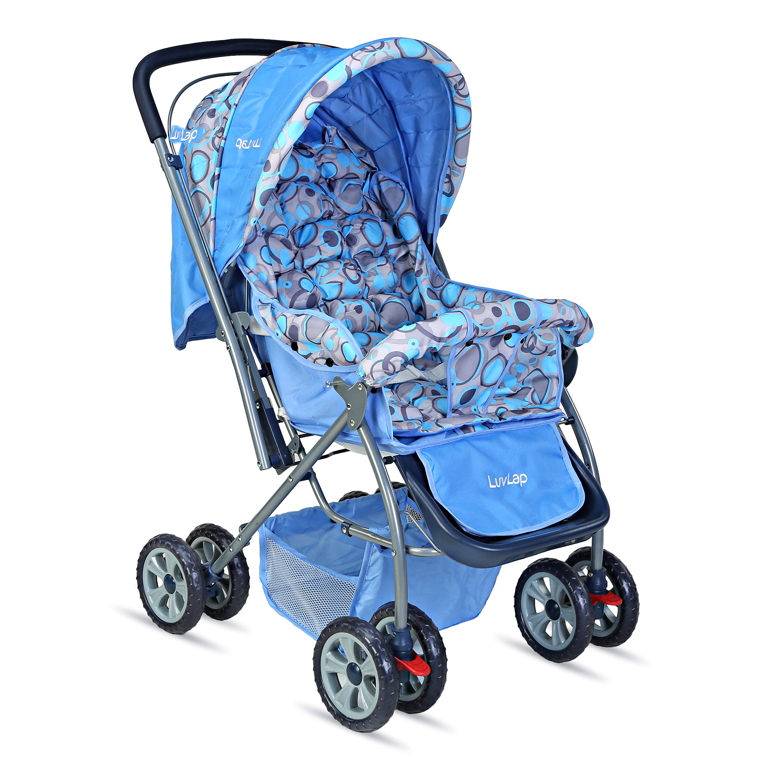 LuvLap Baby Stroller Pram Starshine Sky Blue