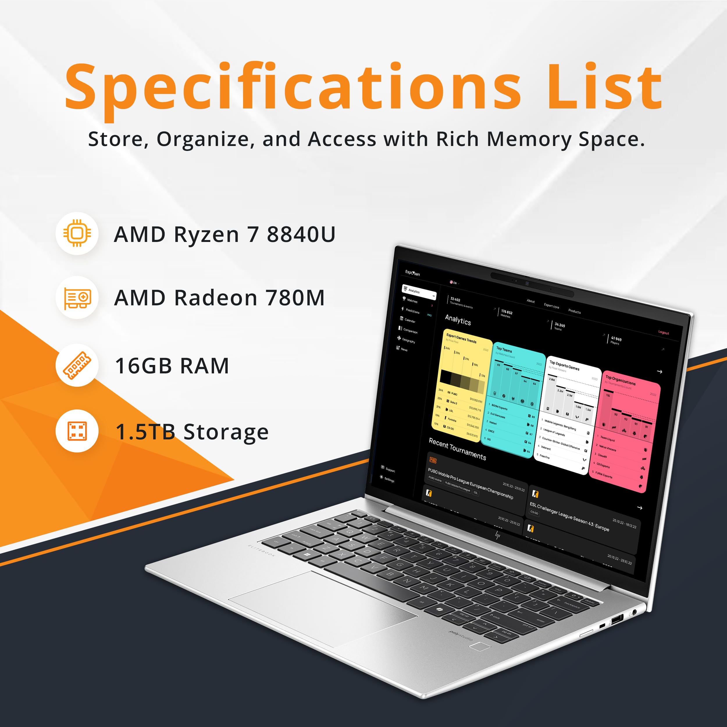 Amazon.co.jp: HP EliteBook 845 G11 ノートパソコン 14インチ WUXGA