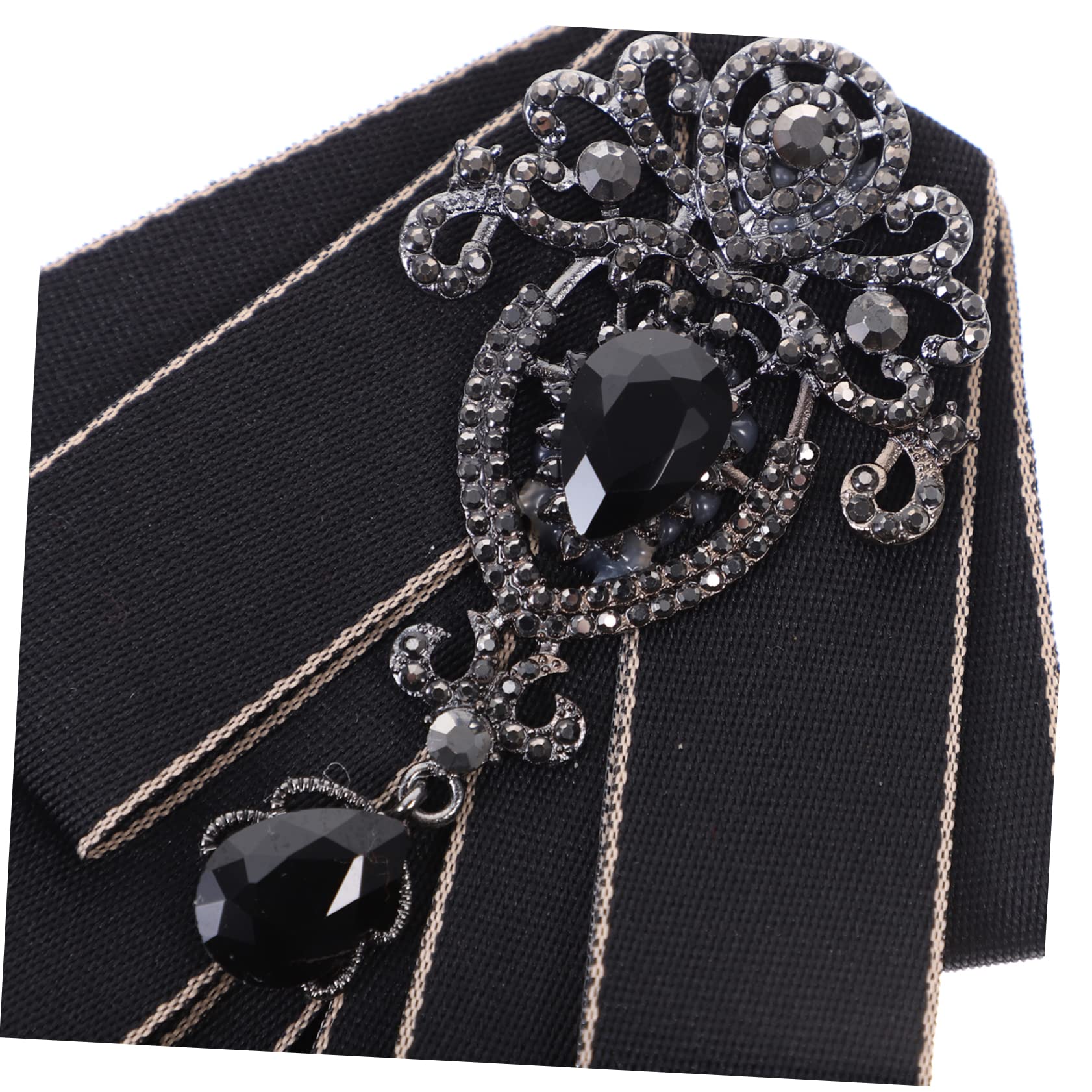PACKOVE 3piezas Pajarita Para Novio Decoración De Rhinestones Accesorio Elegante Para Bodas y Ceremonias Para Trajes De Novio y Fotografía Bisel