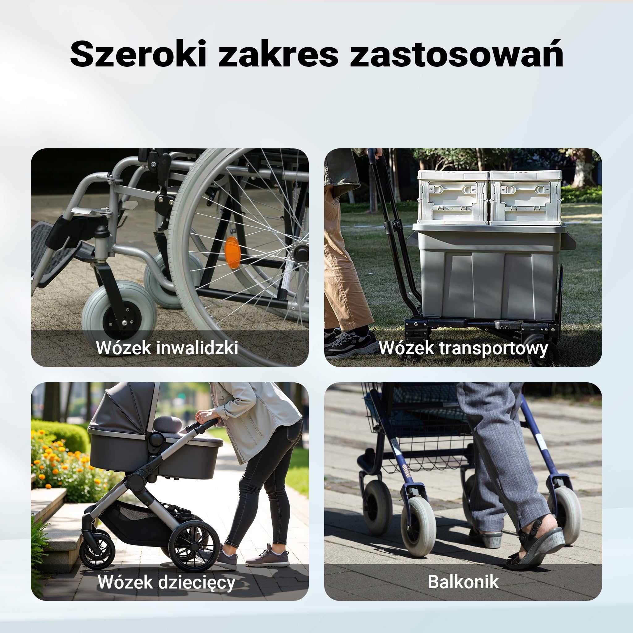 Wiltec Rampa dla wózków inwalidzkich, 1830 x 720 x 50 mm, udźwig 270 kg, aluminiowa – profil antypoślizgowy – 2 x ruchoma składana rampa najazdowa do wózków inwalidzkich, dla osób niepełnosprawnych