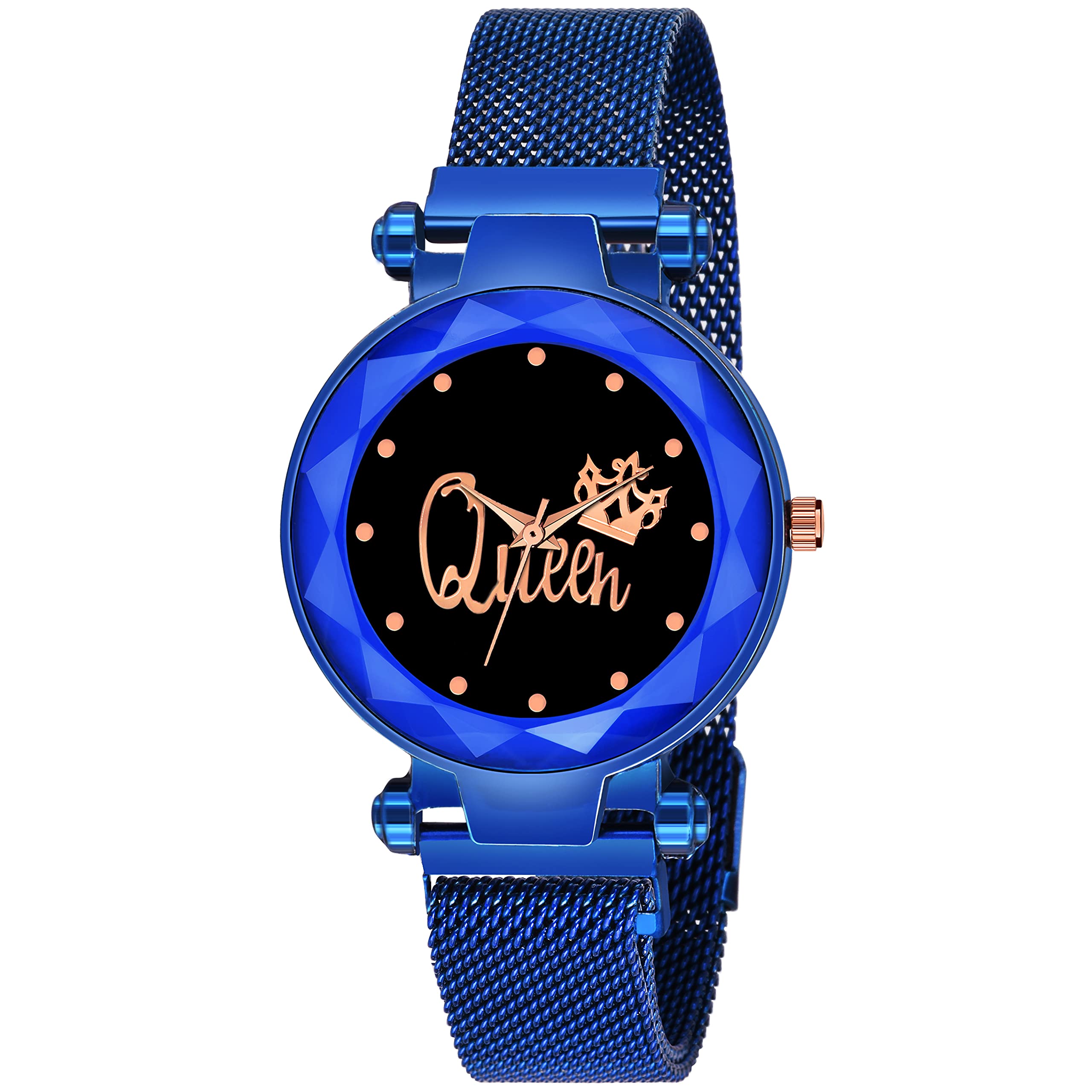 CERO Queen Dial Blue Magnet Belt Analog Women and Girls Watch (Blue) (B09H79BKJH) Amazon Price History, Amazon Price Tracker