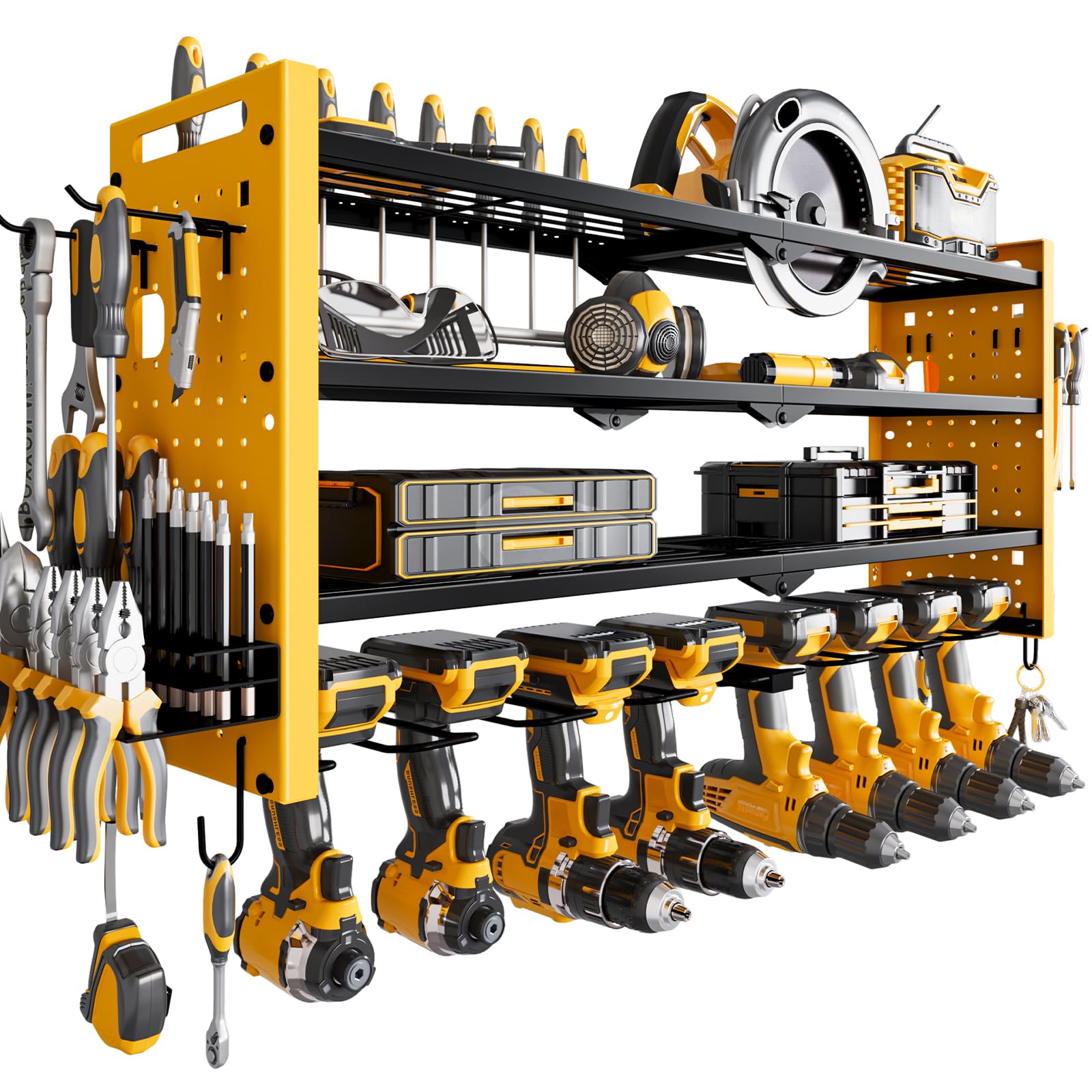 Amazon.com: NattyDot Power Tool Organizer Wall Mount,Cordless Drill ...