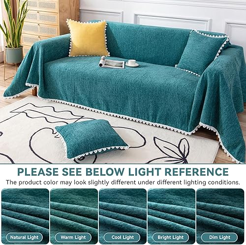 Vista 402 de VClife - Funda para sofá de 2 plazas o modular, de felpilla, antideslizante, lavable, apta para perros, protectora, caqui, 71 x 118 pulgadas 0 0