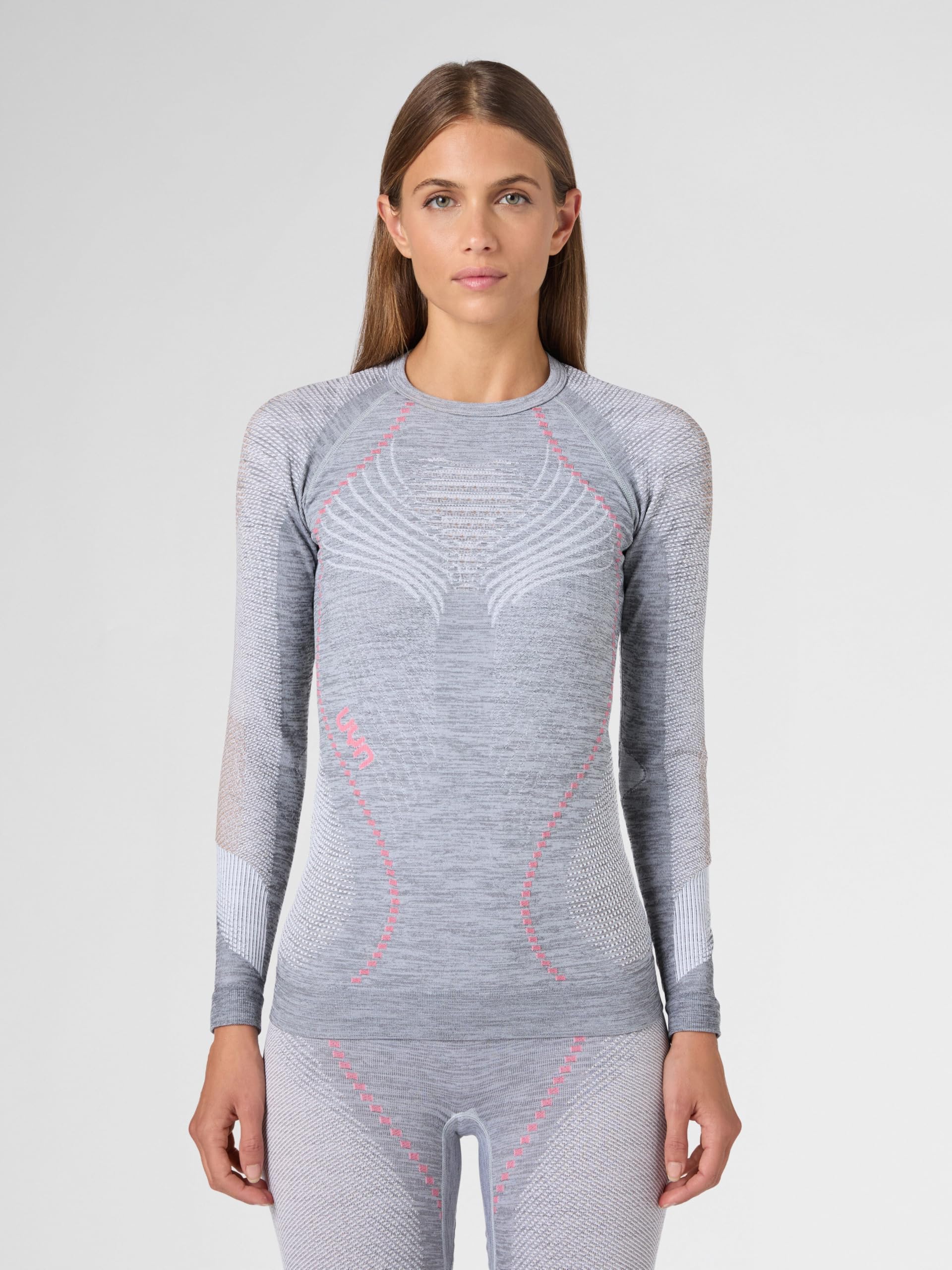 UYN Lady Ambityon UW Shirt LG_SL. Melange Ambityon Maglia Intima Manica Lunga da Donna Melange Donna