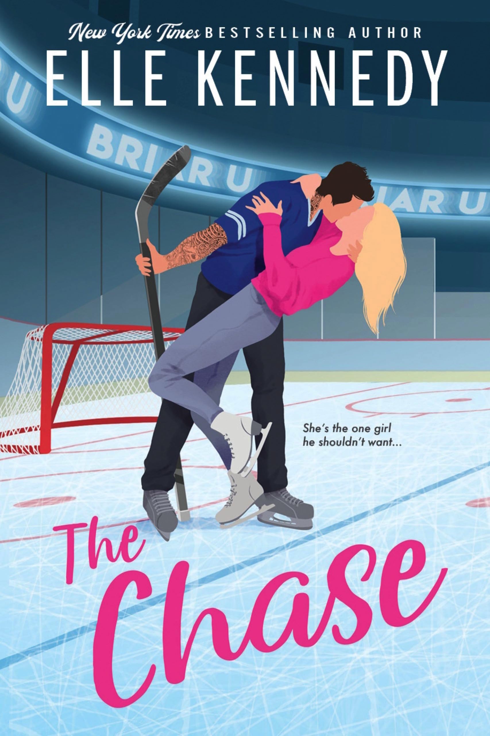 The Chase: A Grumpy Sunshine College Hockey Romance (Briar U Book 1)