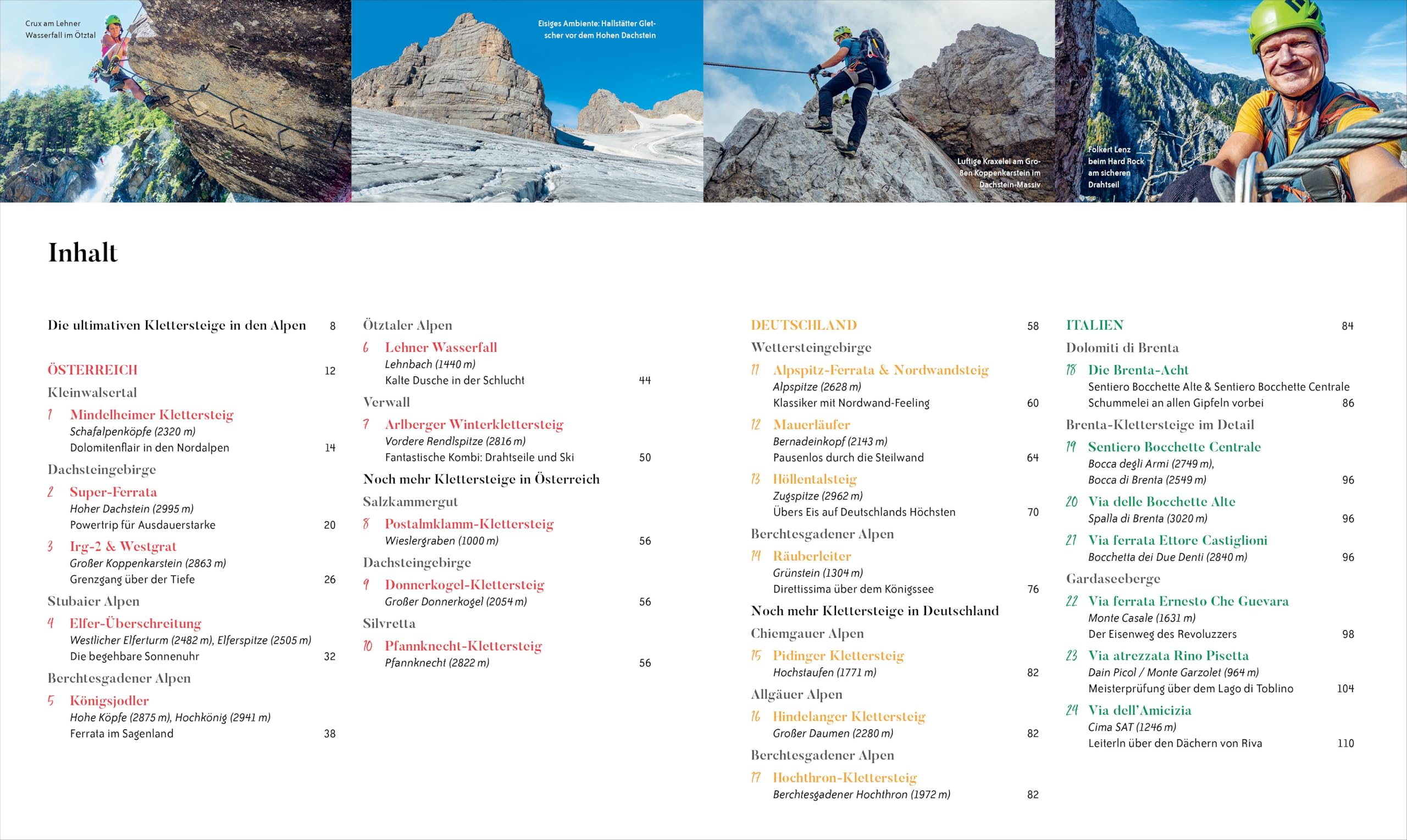 Die ultimativen Klettersteige in den Alpen: 51 legendäre Routen