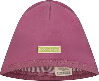 loud + proud Baumwoll-Fleece zum Wenden, GOTS Zertifiziert Berretto Bambine e Ragazze