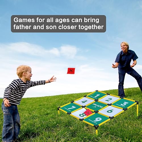 Miniatura 2 de Juegos al aire libre, juego de lanzamiento de bolsas de frijoles al aire libre, juego de patio trasero y césped para uso en interiores y exteriores,
