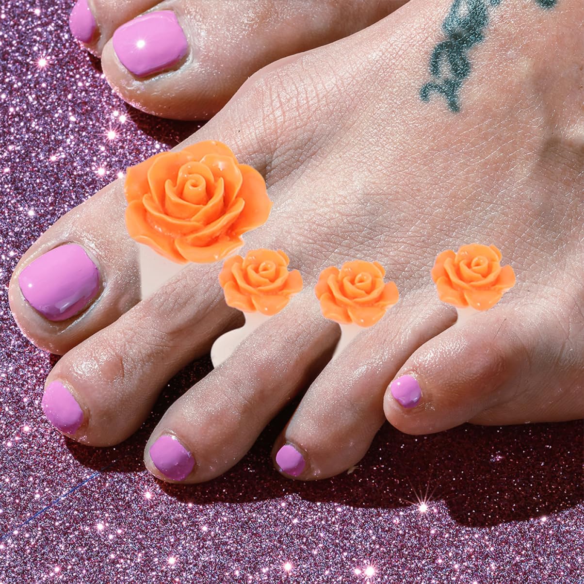 FRCOLOR 80pezzi Separatori Per Dei Silicone Per Pedicure Per Unghie e Distanziatori Comfort Facili Usare e Riutilizzabili Per Nail Manicure Casa