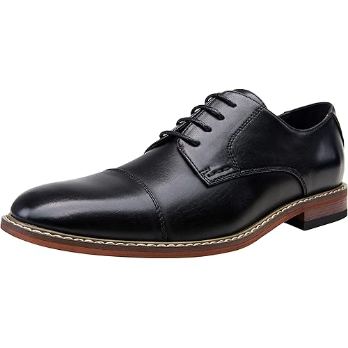 Vostey Men's Dress Shoes Oxford Shoes Formal Dress Shoes for Men Business Derby Shoes