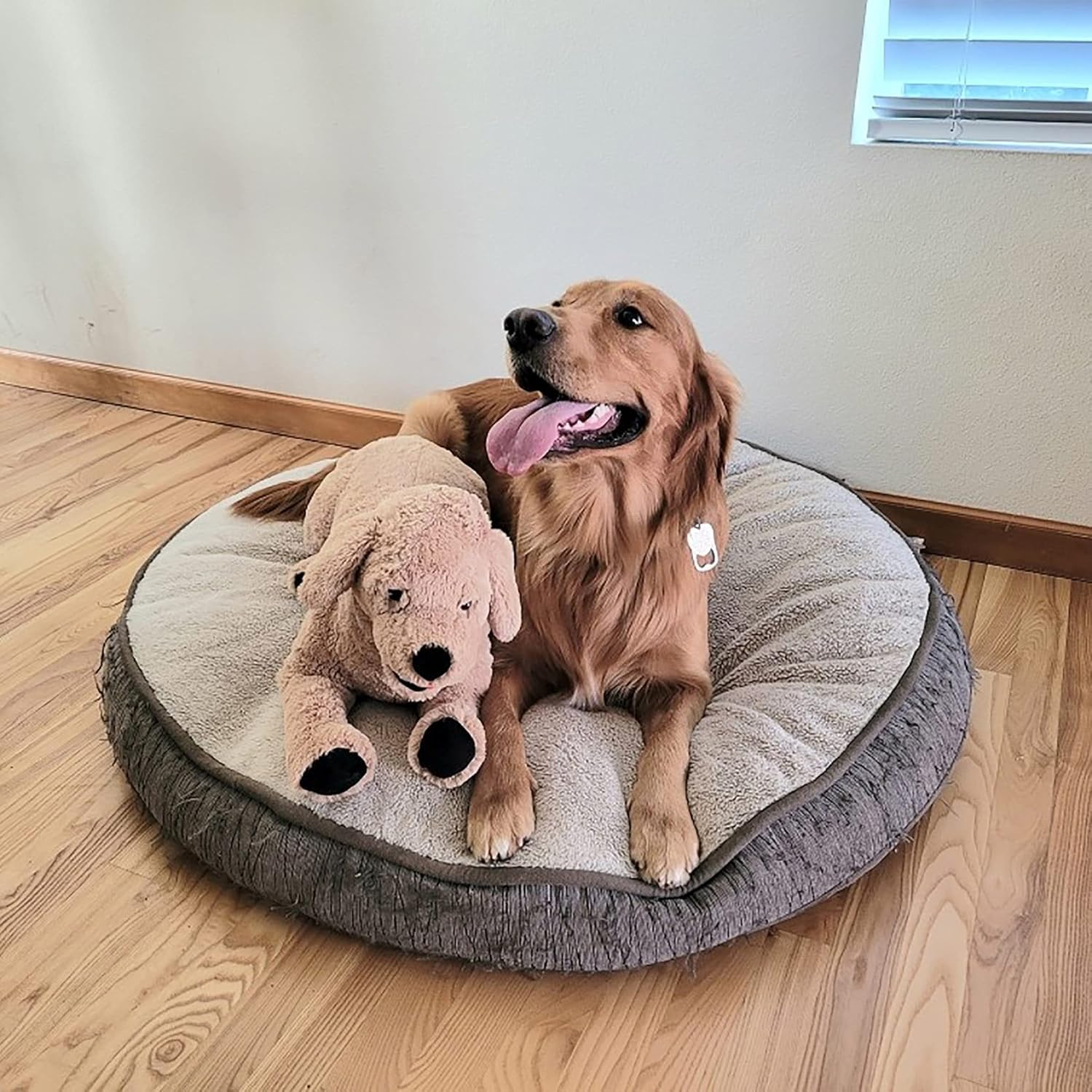 LotFancy Peluche Chien Golden Retriever 52cm Chien Peluche Réaliste