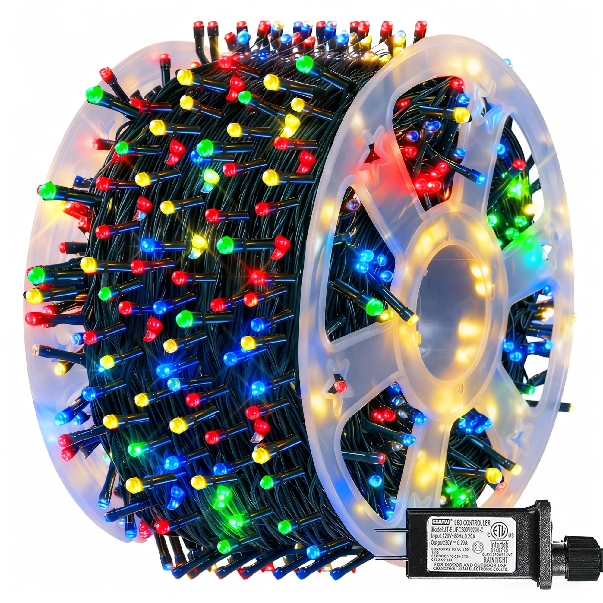 Amazon.com: Dazzle Bright 164 FT 500 LED Christmas String Lights