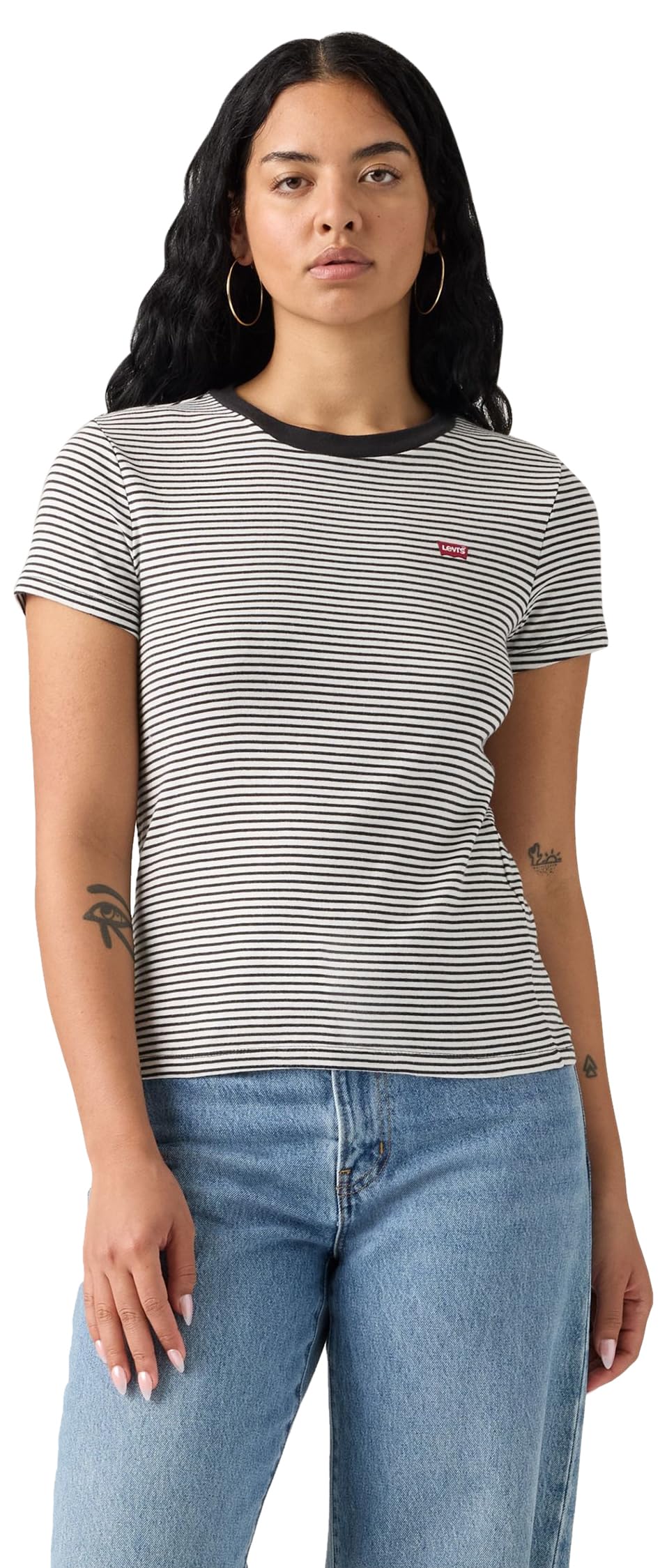 Levi's 2 Pack Essential SS Tee 2 Pack Crew Neck T, 2 Pack Crewneck Tee, M