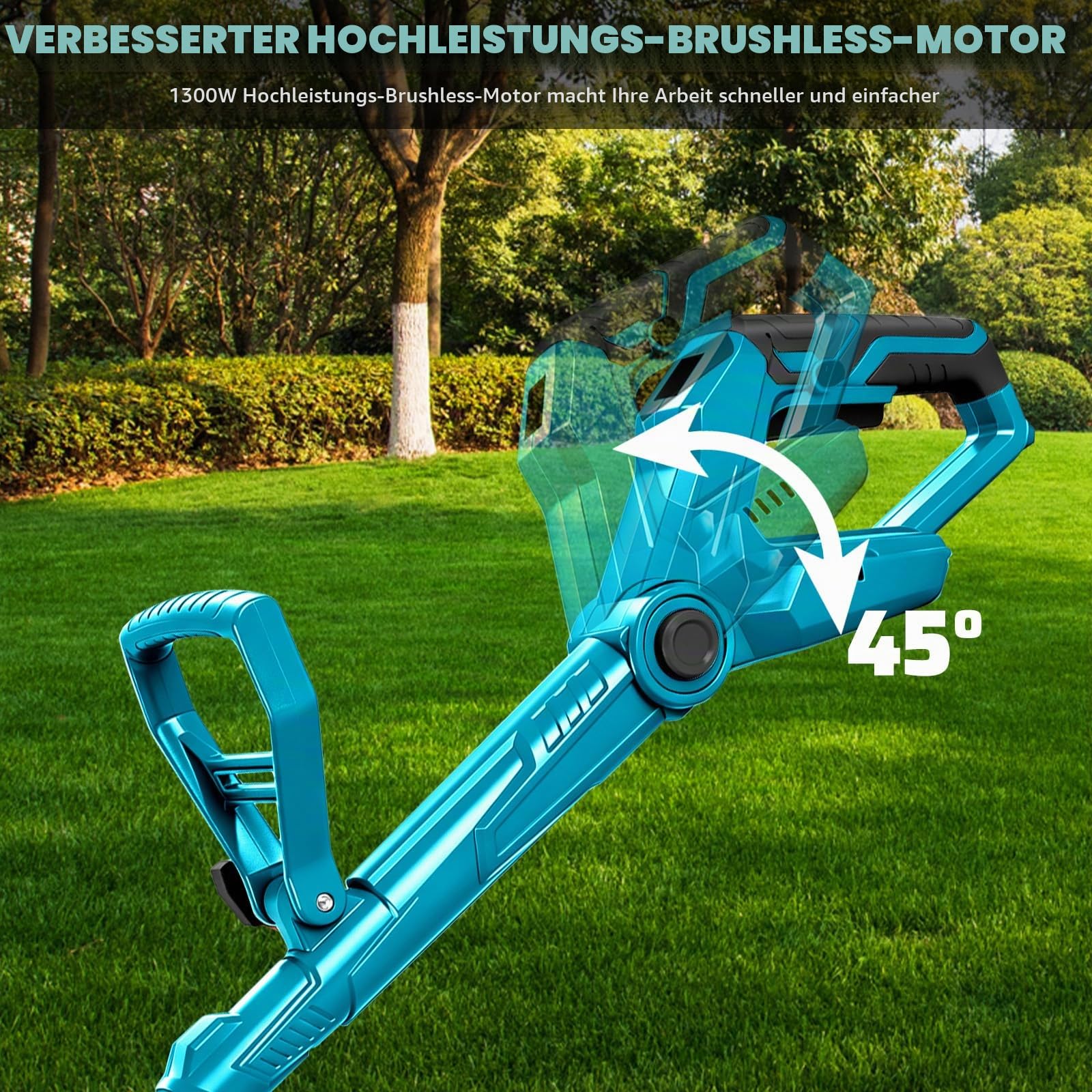 Akku Rasentrimmer Rasenkantenschneider Freischneider für Makita 18V