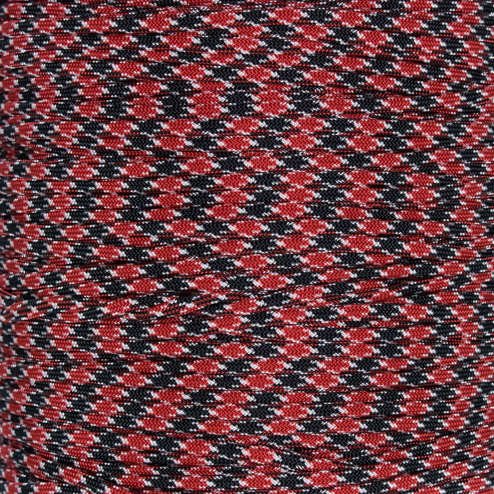 PARACORD PLANET 10 20 25 50 100 Foot Hanks and 250 1000 Foot Spools of Parachute 550 Cord Type III 7 Strand Paracord (El Toro 25 Feet)