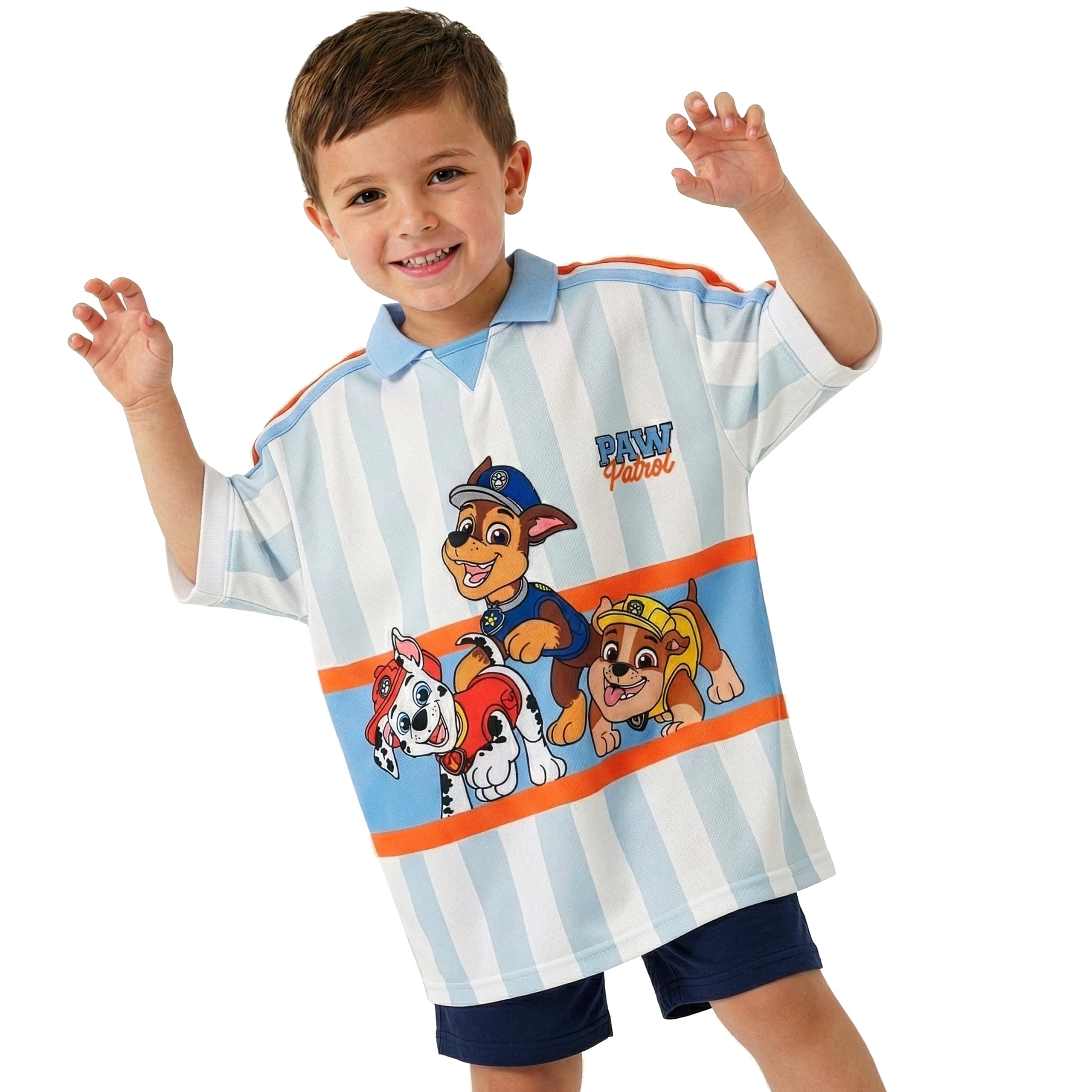 Paw Patrol Camiseta Niño, Camiseta Futbol con Chase, Marshall Y Rubble, Camiseta Niño De La Patrulla Canina, Ropa De Niños De Verano