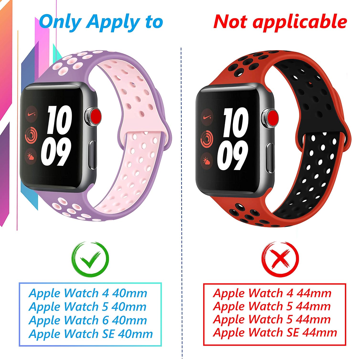 [3 Pack] UniqueMe Screen Protector for Apple Watch 40mm Series 6/5/4 and Apple Watch SE 40mm, [Installation Frame] [Upgrade Flexible Film] Soft HD TPU Clear Anti-Scratch