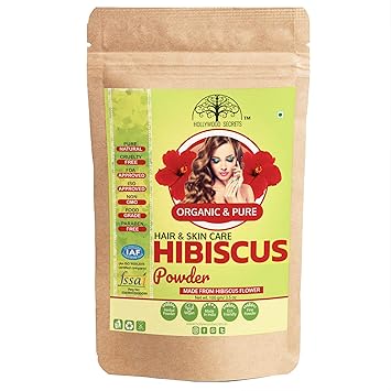 Hollywood Secrets Organic Hibiscus Powder Hair Skin Food Grade 100gm