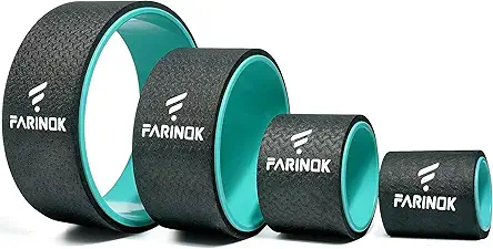 Yoga Wheel Set of 3+1, Upgraded 10MM Thick...