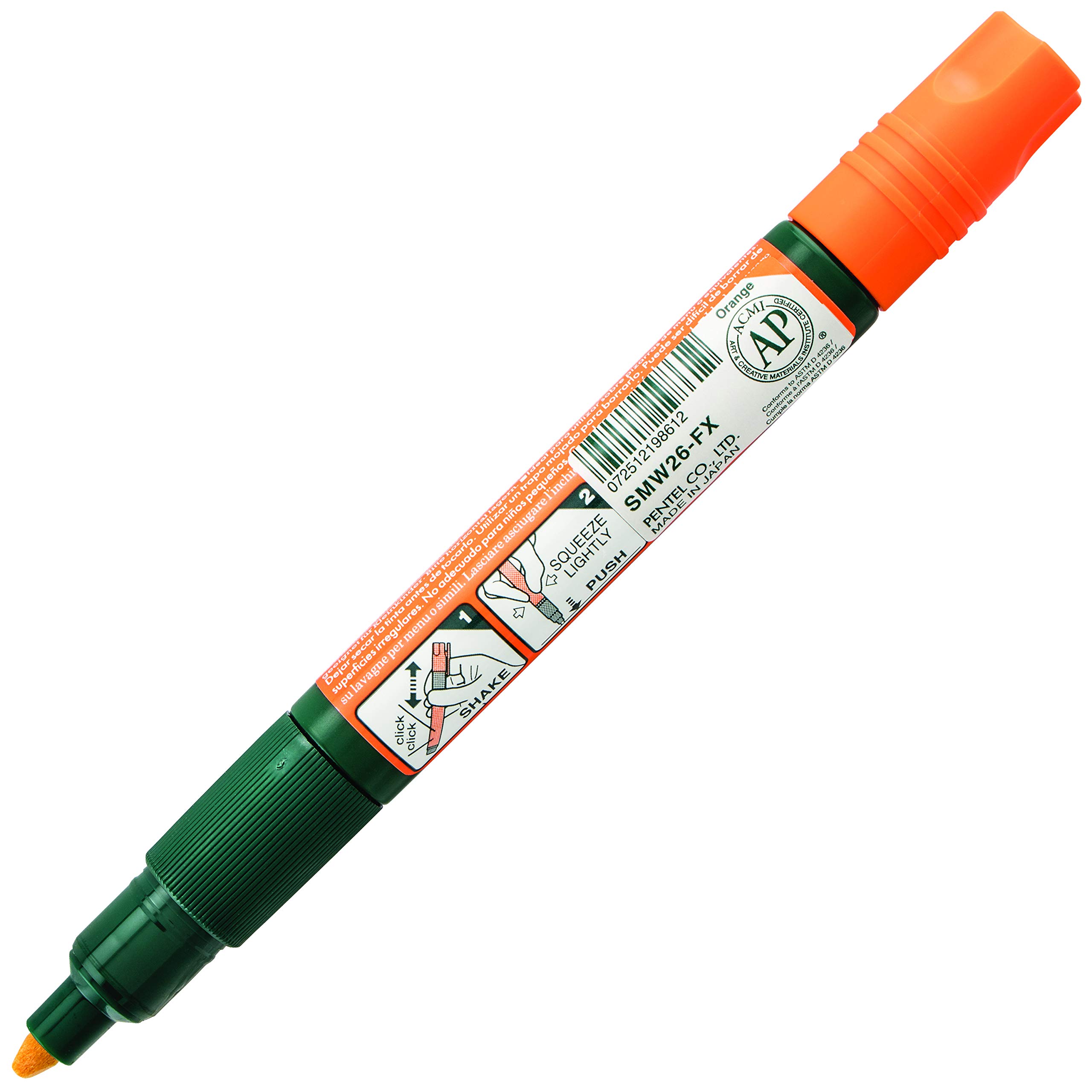 Pentel Artes Wet Erase – Juego de rotuladores para pizarra (punta biselada de,