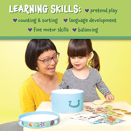 Miniatura 4 de Peaceable Kingdom Juego de sopa de bellota - Juegos educativos para niños pequeños, incluye instrucciones y guía para padres - 2 años en adelante