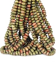 Vista 37 de ICAI Cuentas 4x6mm Naturales Redondas – Cuentas Espaciadoras de Gemas Sueltas para Hacer Joyería DIY (Lapislázuli)