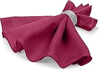 Vista 317 de Ultimate Textile -1 docena - Reversible Shantung Satin - Majestic - Servilletas de tela Majestic de 17 x 17 pulgadas color azul pizarra