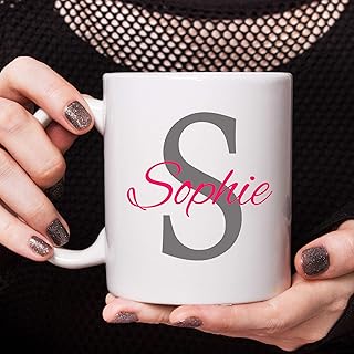 Name Monogram Personalized coffee mug, Mug for Her, Birthday Gift Mug, Customizable Coffee Mug, Kids Mug, Personalized Mug, Name Customized coffee Mug
