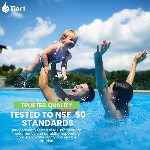 Miniatura 6 de Tier1 Cartucho de filtro de piscina Sta-Rite PTM70 de repuesto  Paquete de 2  Compatible con Unicel PSR70, Pleatco PTM70, Filbur FC-2540  18-316