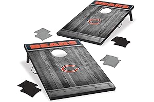 Unleash Chicago Bears Spirit on the Lawn: Wild Sports NFL Cornhole Set