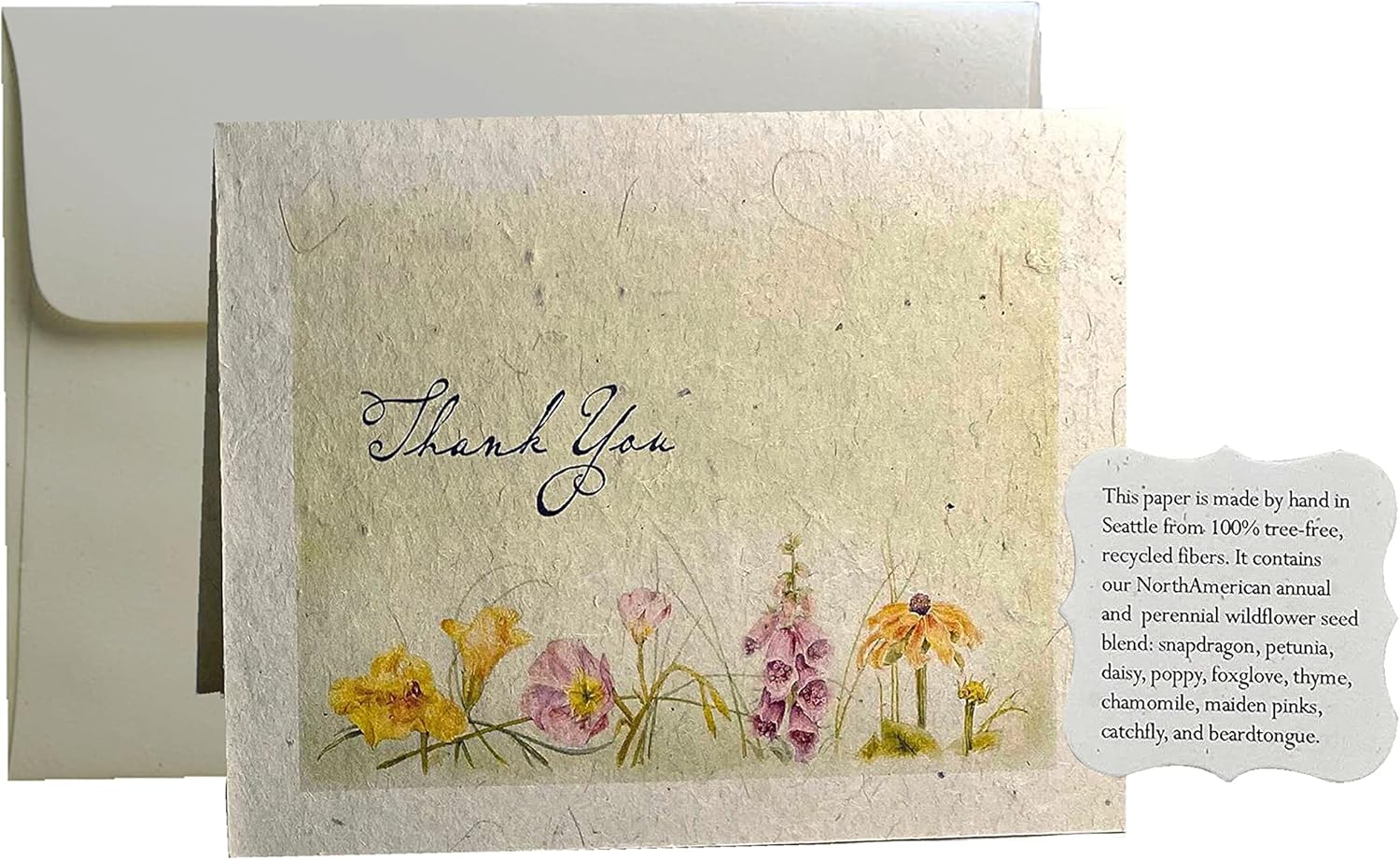 Seed Bloom (Set of 6 Seed Paper Handmade Wild Flower Seed