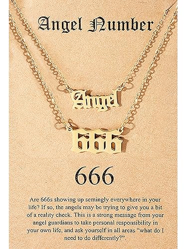 Collar con número de ángel 444222111, cadena de números de oro para mujer, acero inoxidable, joyería de numerología para niñas, regalo para fiesta