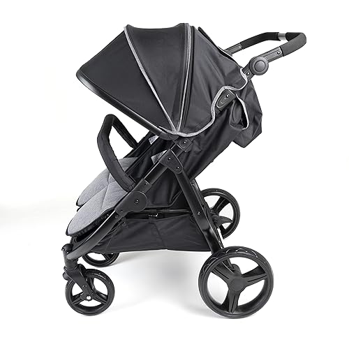 Miniatura 6 de Gaggle by Foundations Roadster Duo - Cochecito doble lado a lado, ligero y compacto para niños pequeños, fácil de plegar y maniobrar, aprobado por