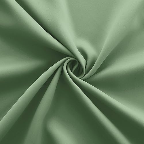 Miniatura 7 de KOUFALL Cortinas transparentes de lino con bolsillo para barra de pestañas traseras de 84 pulgadas de largo