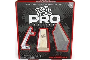 Tech Deck Pro Series Daily Grind Pack: Get Shred-Ready with 3 Obstacles for Fingerboard Masters