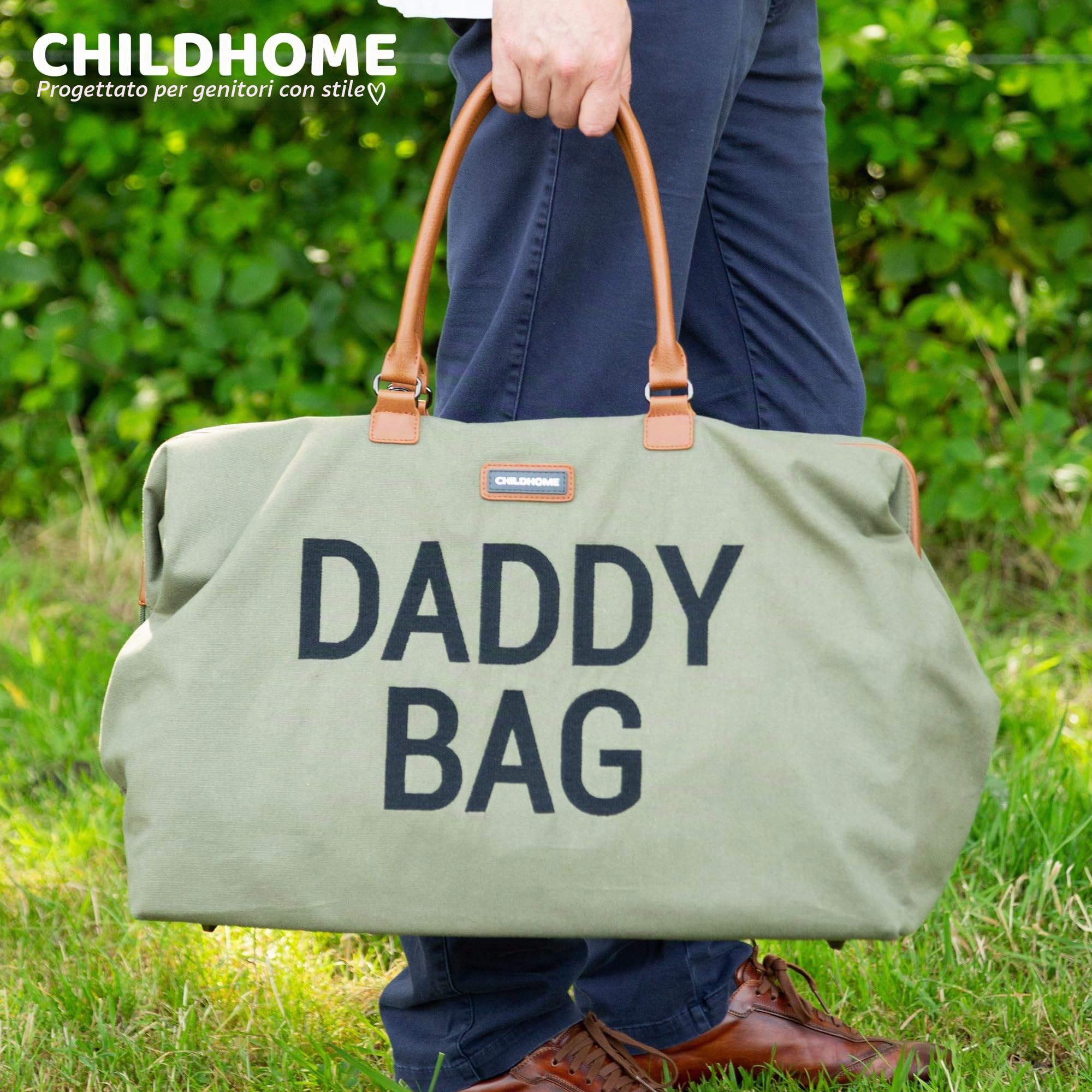 Childhome, Daddy Bag, Borsa per il cambio, Maternità, Borsa da viaggio, Compartimenti