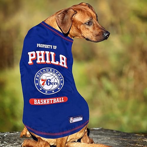 Miniatura 9 de Pets First Linda camiseta para perro, talla L, camiseta para perros y gatos de Los Angeles Clippers con logotipo del equipo de baloncesto. Un