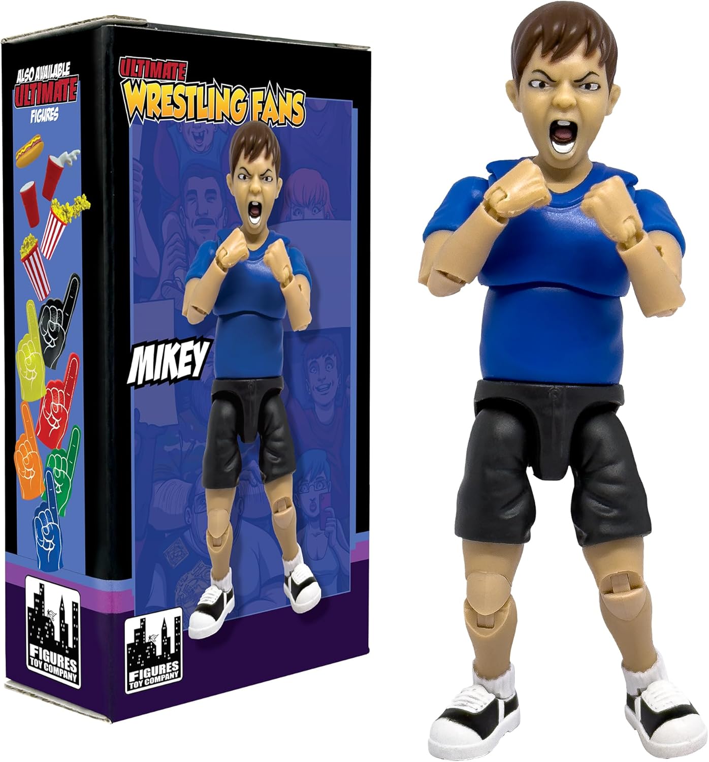 Ultimate Wrestling Crowd Fan Figures: Mikey