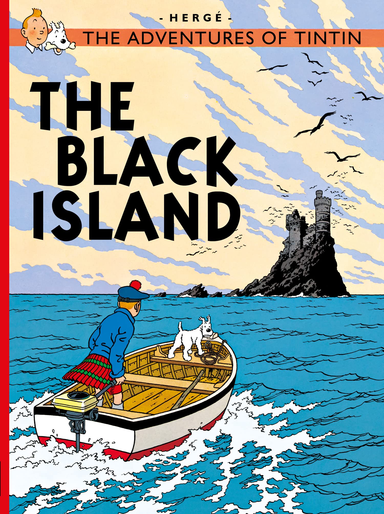 The Adventures of Tintin The Black Island by Herge - Paperback Paperback – Big Book, 26 September 2012