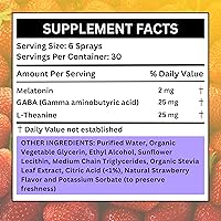 Vista 6 de Spray líquido liposomal para dormir Relajación y apoyo para dormir Vegano Sin OMG Sin azúcar Sin gluten Suministro para 30 días