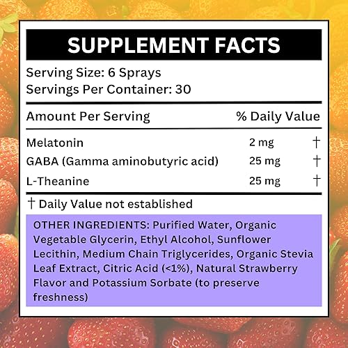 Miniatura 6 de Spray liposomal para dormir  Relajación y apoyo para dormir  Vegano  Sin OMG  Sin azúcar  Sin gluten  Suministro para 30 días