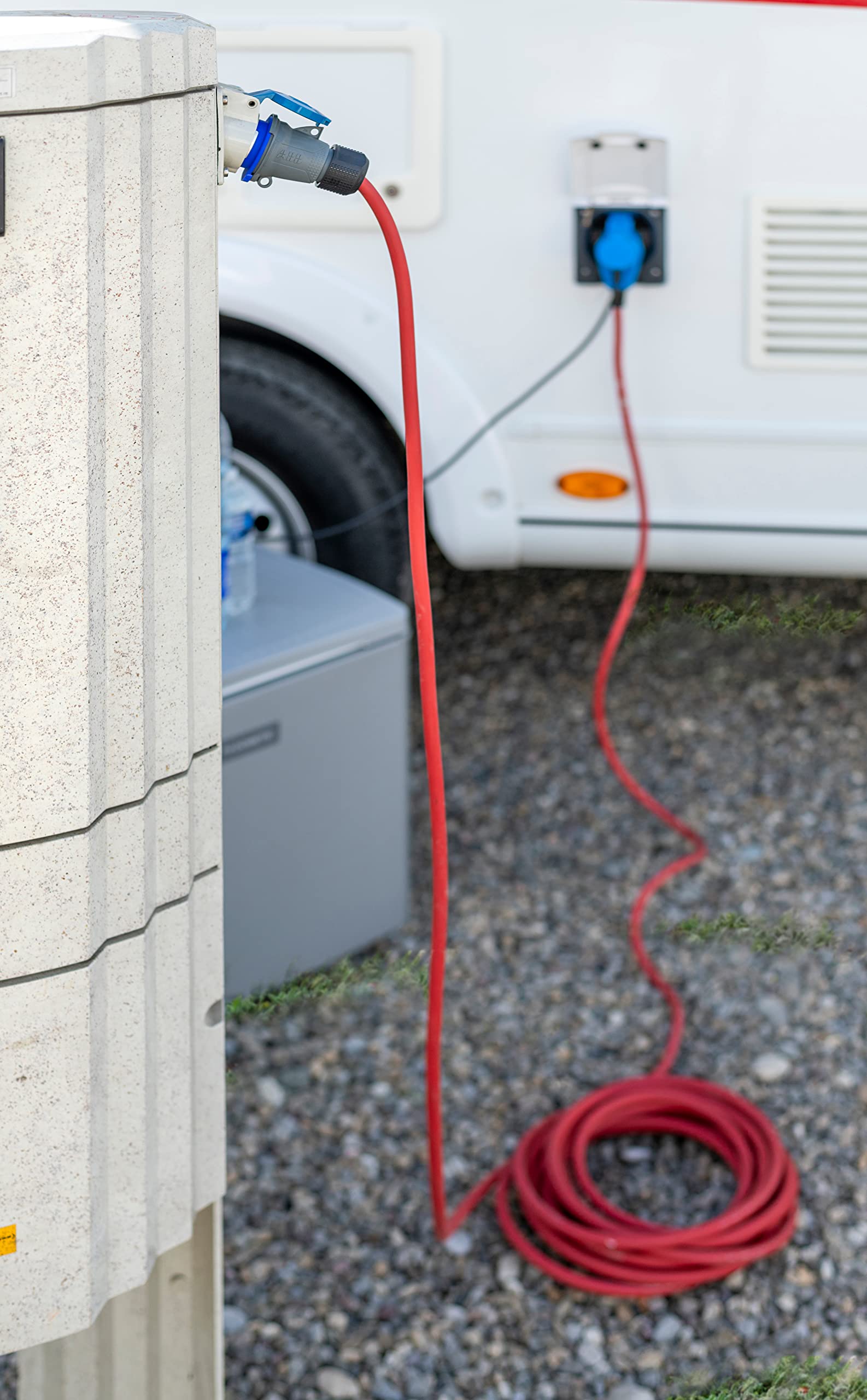 Brennenstuhl - Extensor eléctrico para autocaravanas, Barcos, Tiendas ambulantes (10 m H07RN-F 3G2,5, Exterior), Fabricado en Francia