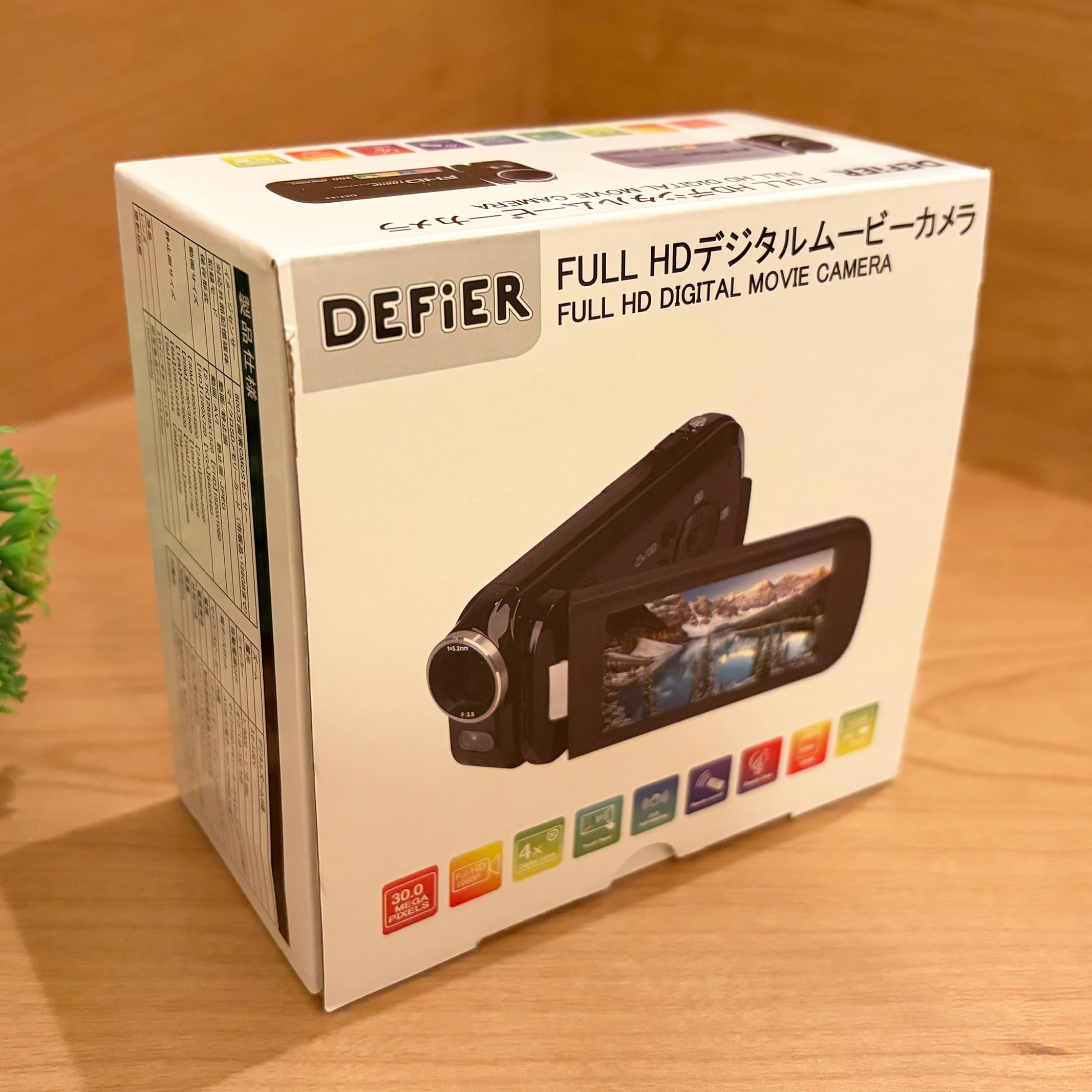 送料無料■新品・激安■24メガピクセル Full HD デジタルムービーカメラ Amazon | DEFiER フルHD デジタルムービーカメラ 1080P 30.0メガ