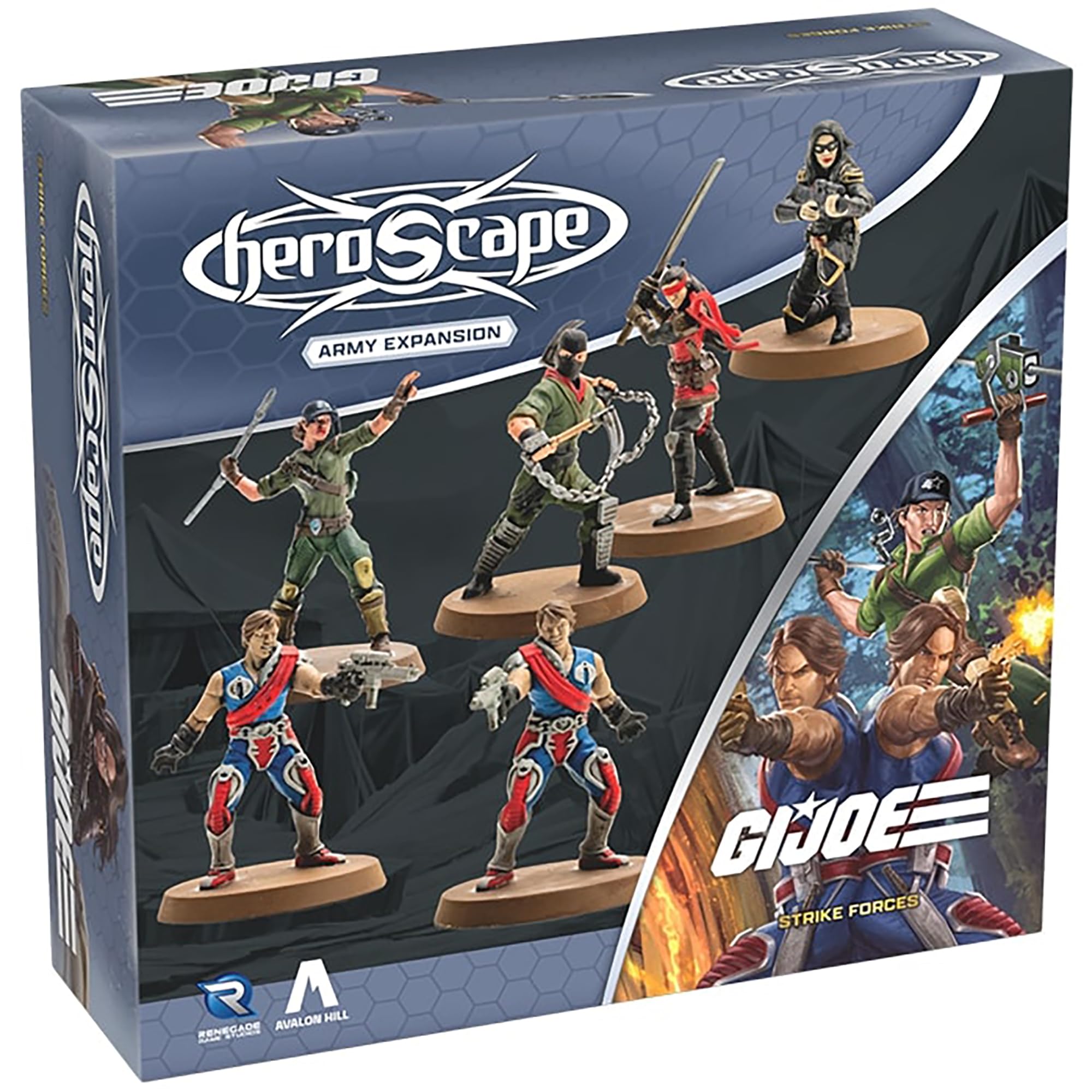Renegade | G.I. JOE Heroscape Strike Forces Army | Army Expansion Miniature Game | 2-4 Players | 60-120 Minutes